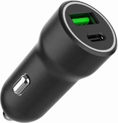 Karikues veture Gembird TA-UC-A2PDQC20-CAR-01, 20W, USB-A/USB-C, i zi
