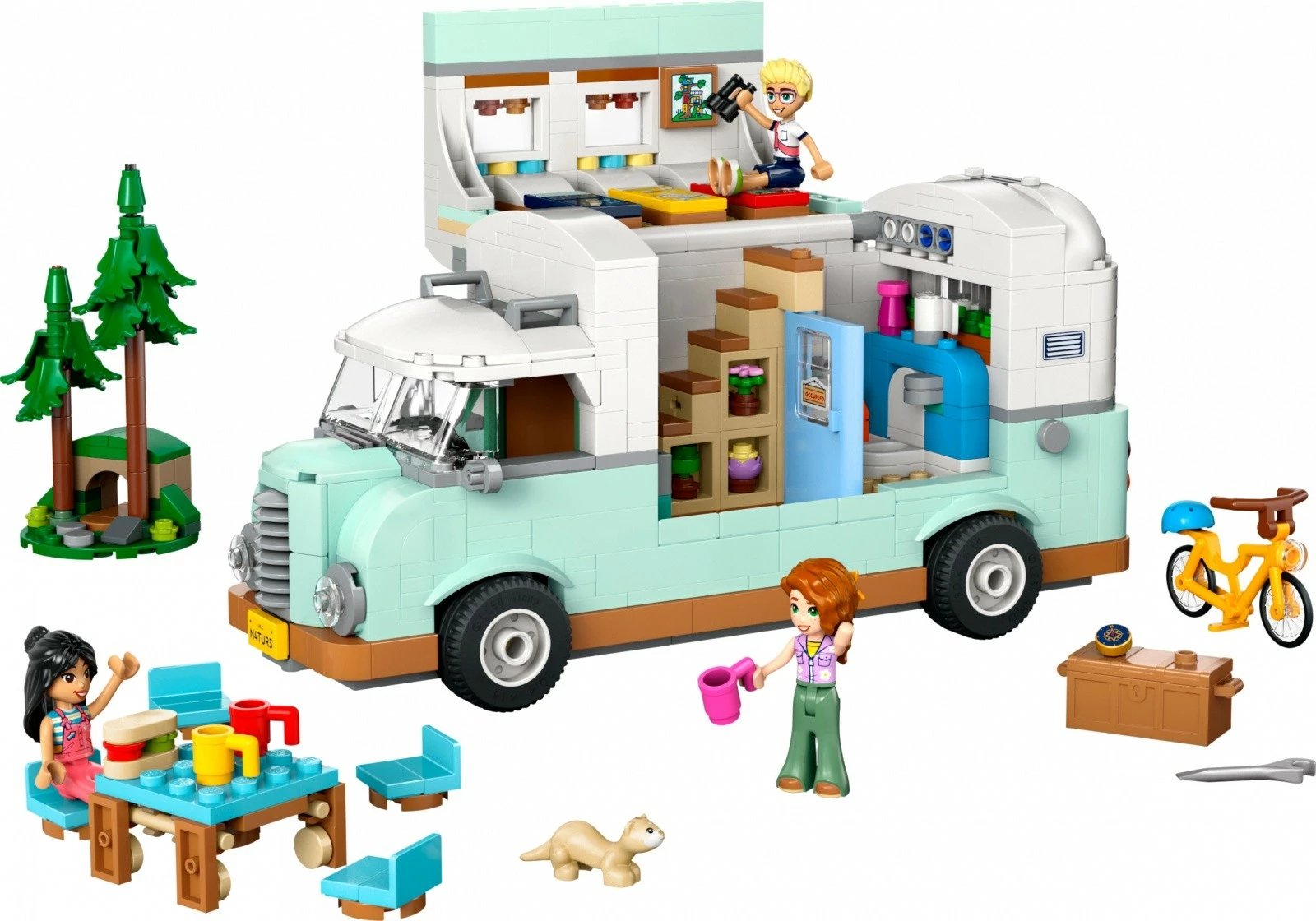 Set ndërtimi LEGO Friends 42663 Adventure in the Friends' Camper, 778 pjesë, plastikë
