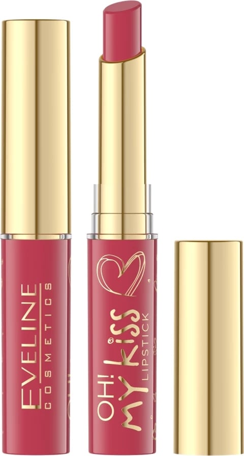 Buzëkuq për femra Eveline Cosmetics Oh! My Kiss Lipstick 03 Let’s go Joan!, 1.5g