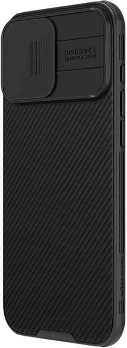 Mbështjellës Nillkin CamShield Pro për iPhone 16 Pro Max, i zi