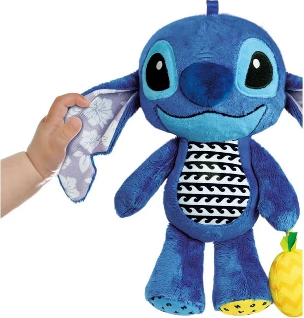 Lodër pelushi Clementoni Stitch My First Plush, për fëmijë, Blu