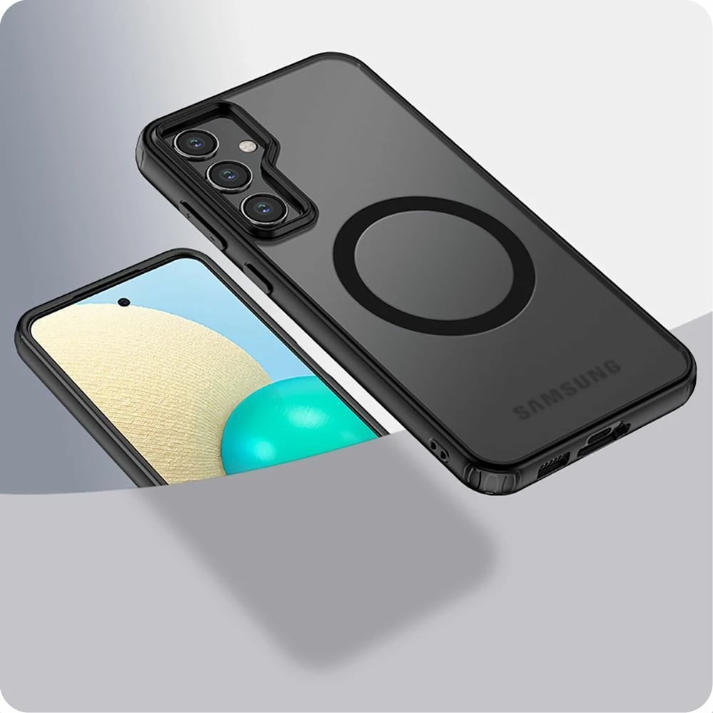 Mbështjellës Tech-Protect MagMat për Samsung Galaxy A55 5G, MagSafe, i zi mat