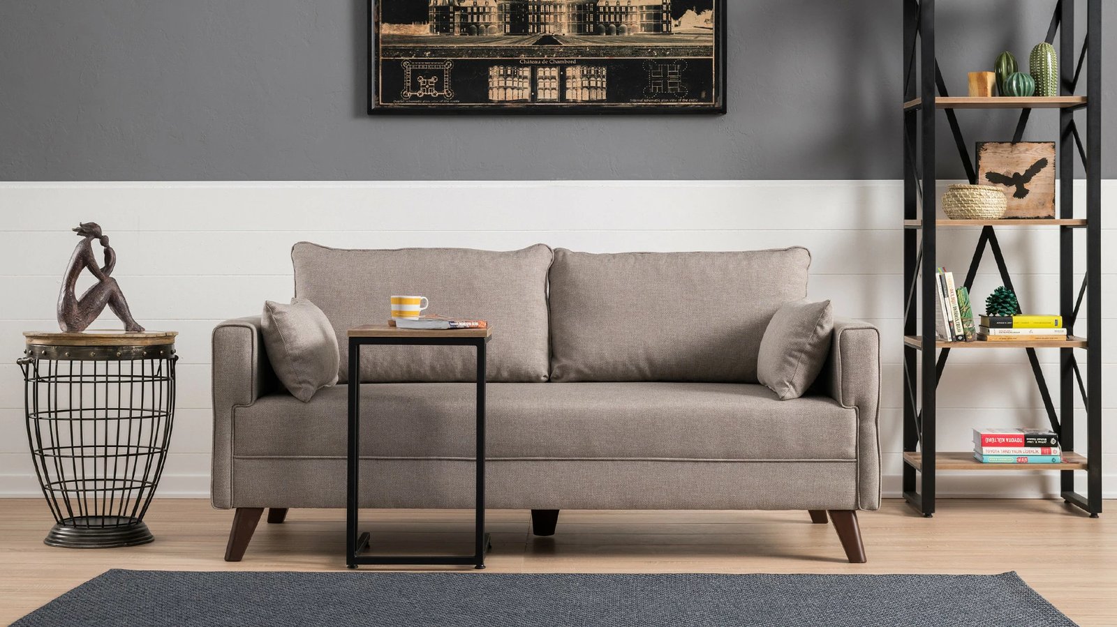 Divan dy ulëshe Atelier del Sofa, Bella, krem