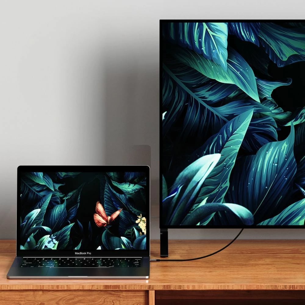 Kabllo USB-C në DisplayPort Tech-Protect UltraBoost 1.8m, 8K/60Hz, e zezë