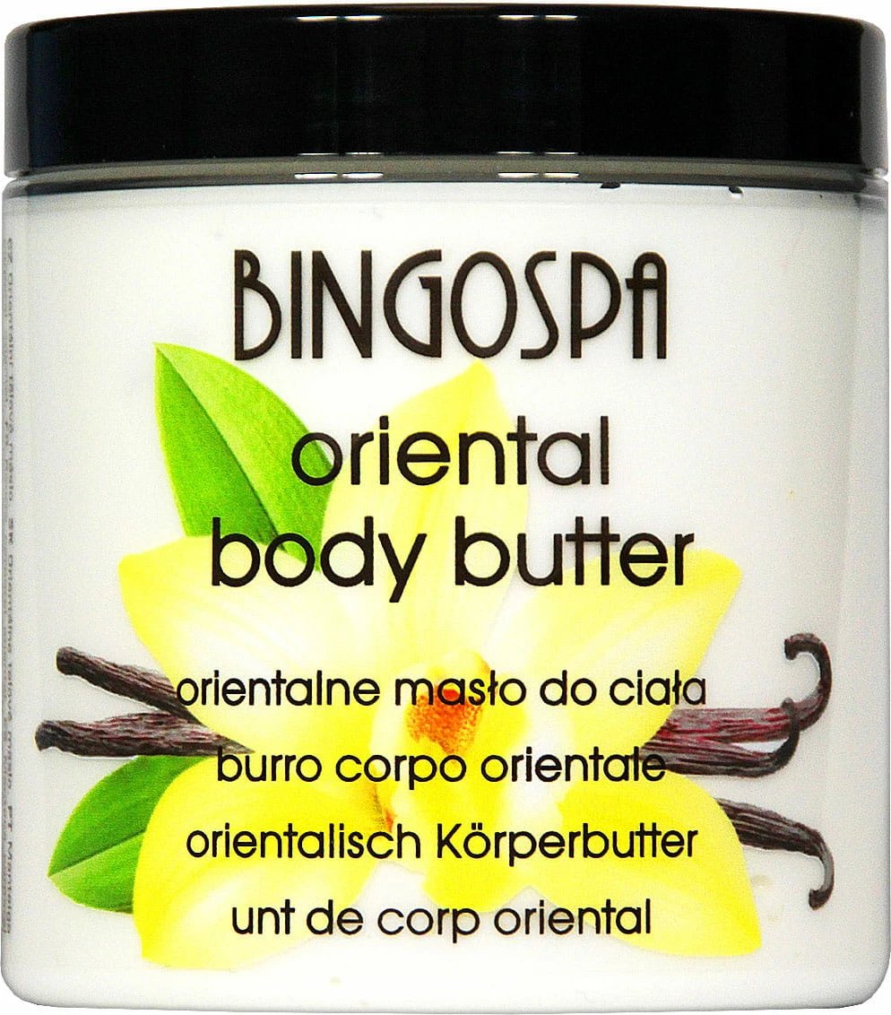 Buter për trup për femra BingoSpa Oriental me aromë vanilje 250g Buter për trup për femra BingoSpa Oriental me aromë vanilje 250g