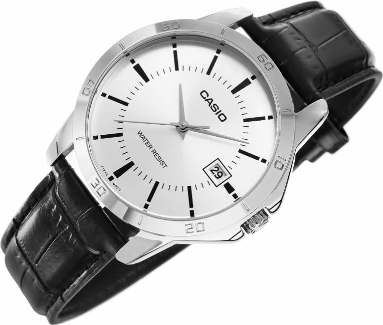 Orë dore për meshkuj Casio, e zezë