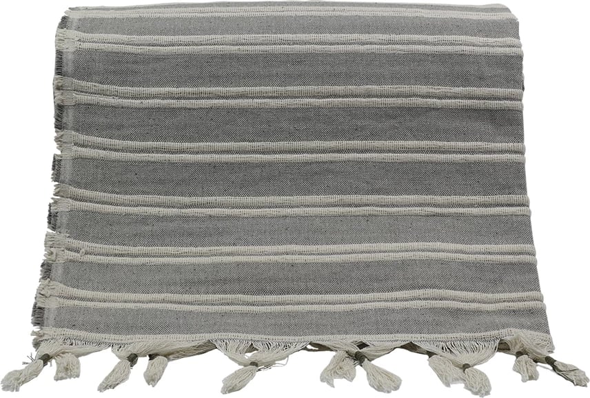 Batanije dekorative Ammos 1, pambuk, bezhë, 150x210cm