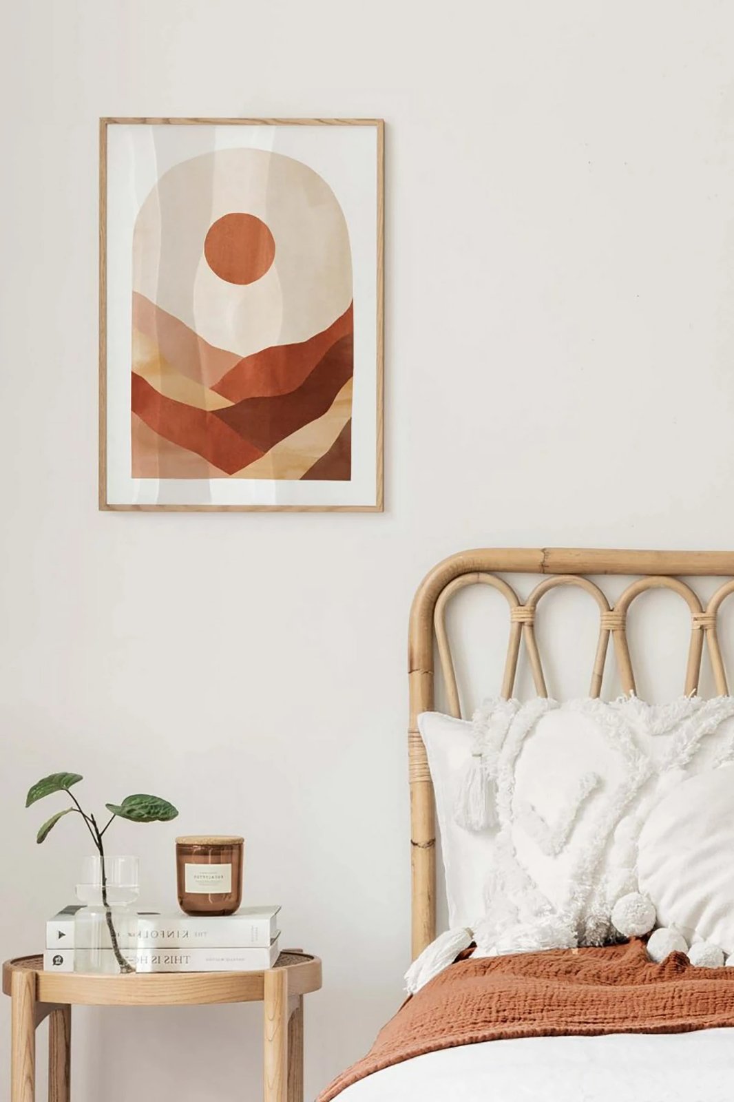 Pikturë dekorative me kornizë, shumëngjyrëshe, Wallity, Tekhamcerceve113, 33x48cm