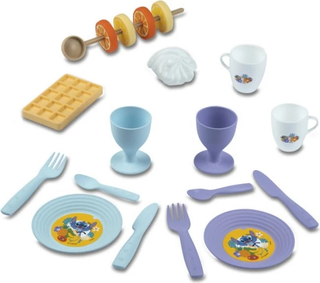 Set pikniku lodër Smoby Stitch, 19 pjesë, shumëngjyrëshe
