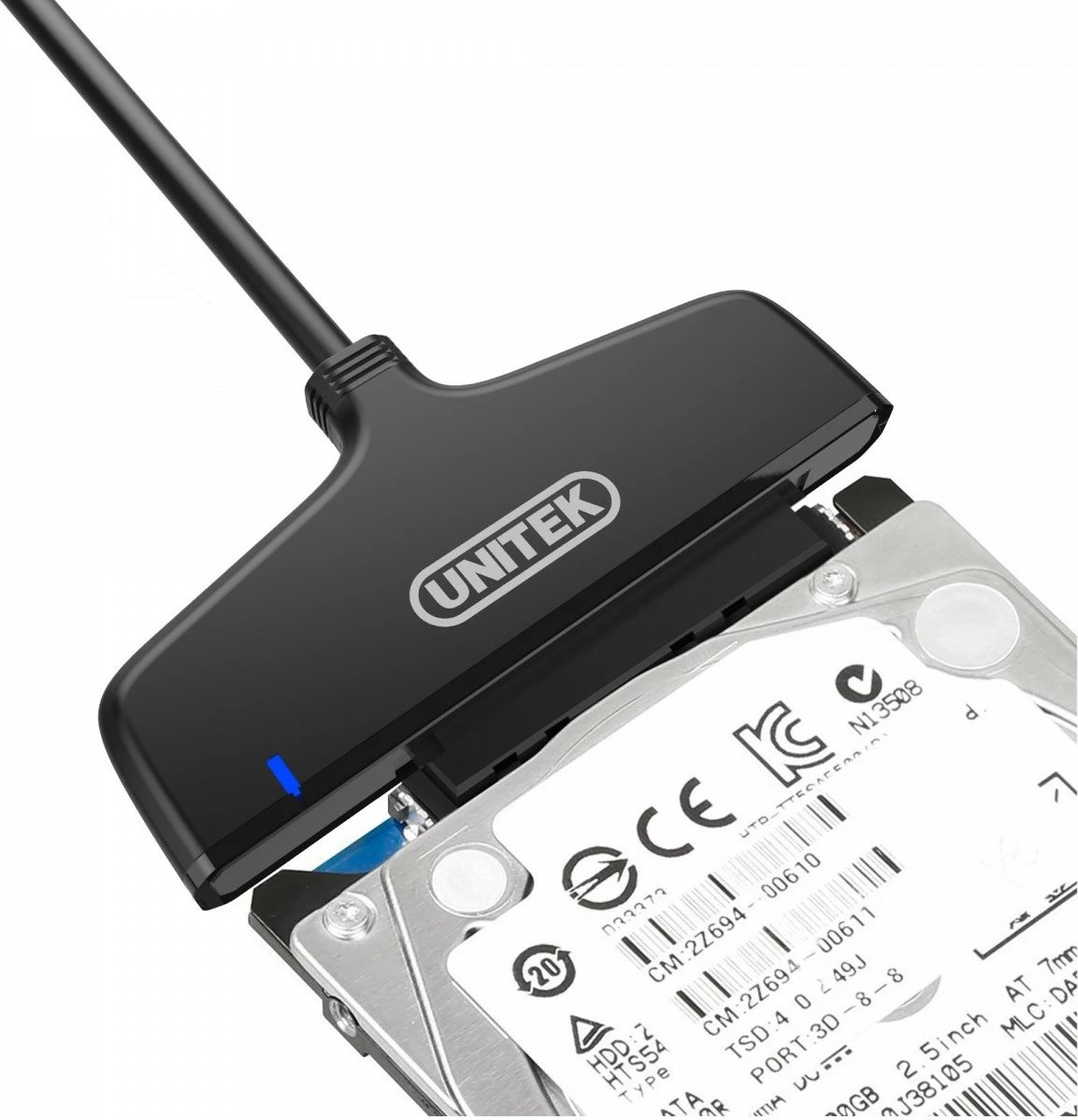 Adapter Unitek Y-1096 USB 3.0 në SATA III për HDD/SSD 2.5", i zi