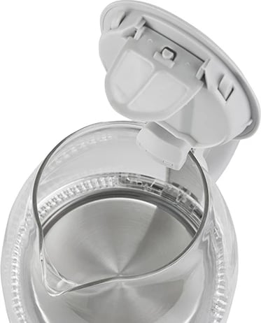 Zierëse uji elektrike Adler AD 1283, 1.0L, 1100W, qelq, LED blu, gri