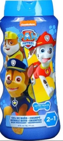 Xhel dushi & Shampon për fëmijë Cartoon Paw Patrol 475ml Xhel dushi & Shampon për fëmijë Cartoon Paw Patrol 475ml