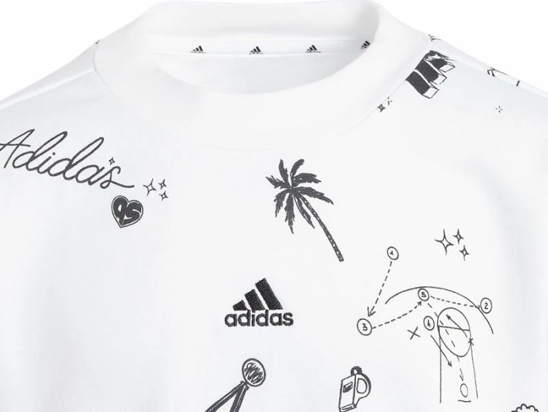 Duks adidas për fëmijë, i bardhë