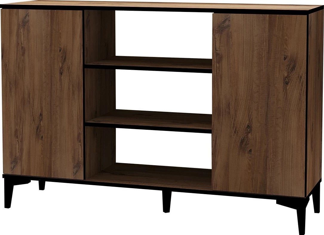 Konsol Skye Decor, bezhë - pishë Atlantiku, e zezë