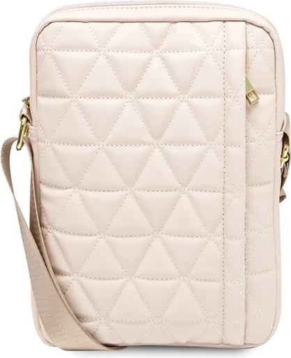 Çantë tabletë Guess GUTB10QLPK 10", Quilted, Rozë