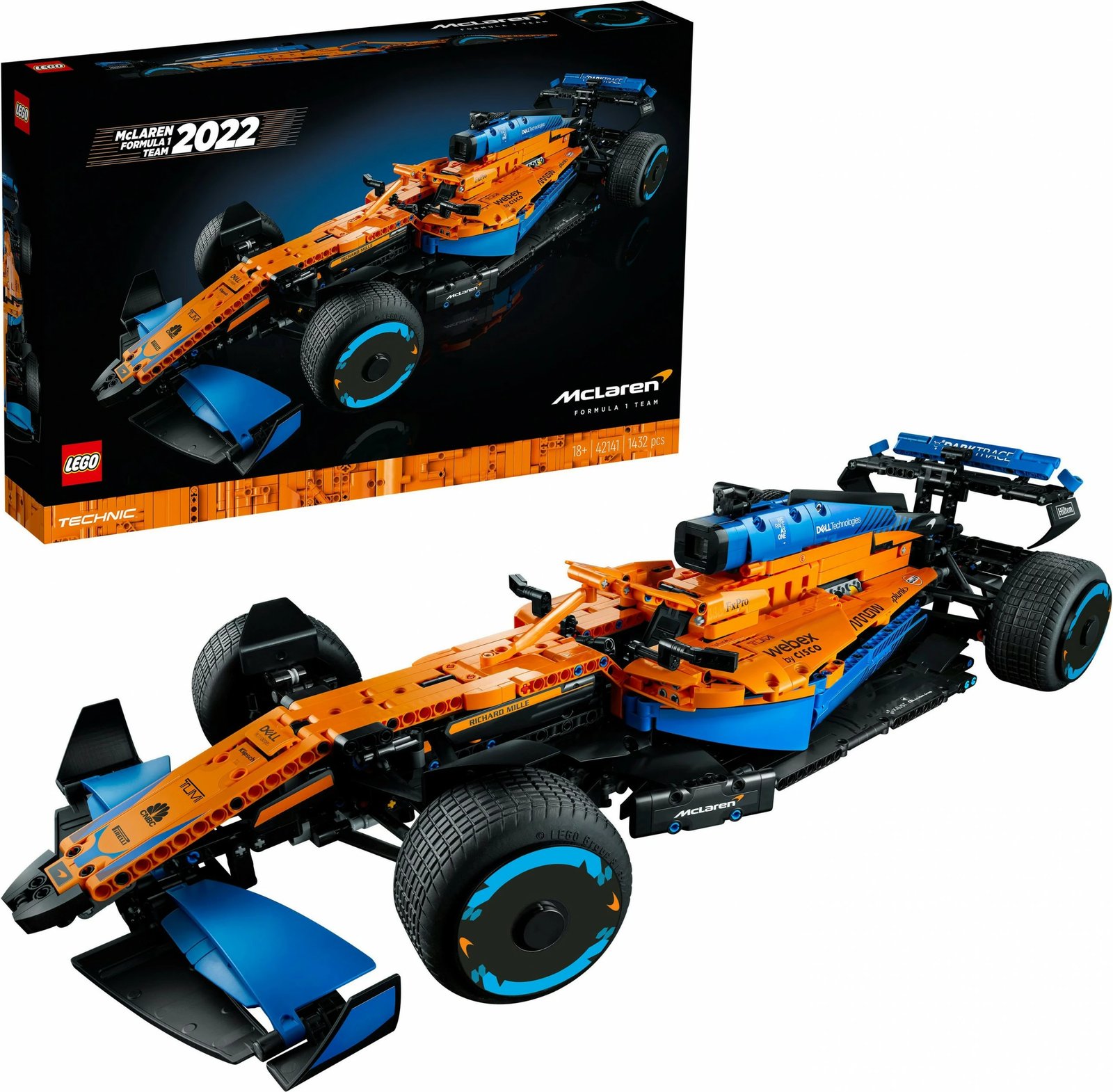 Set për ndërtim LEGO Technic McLaren Formula 1, 1434 pjesë, shumëngjyrësh Set për ndërtim LEGO Technic McLaren Formula 1, 1434 pjesë, shumëngjyrësh