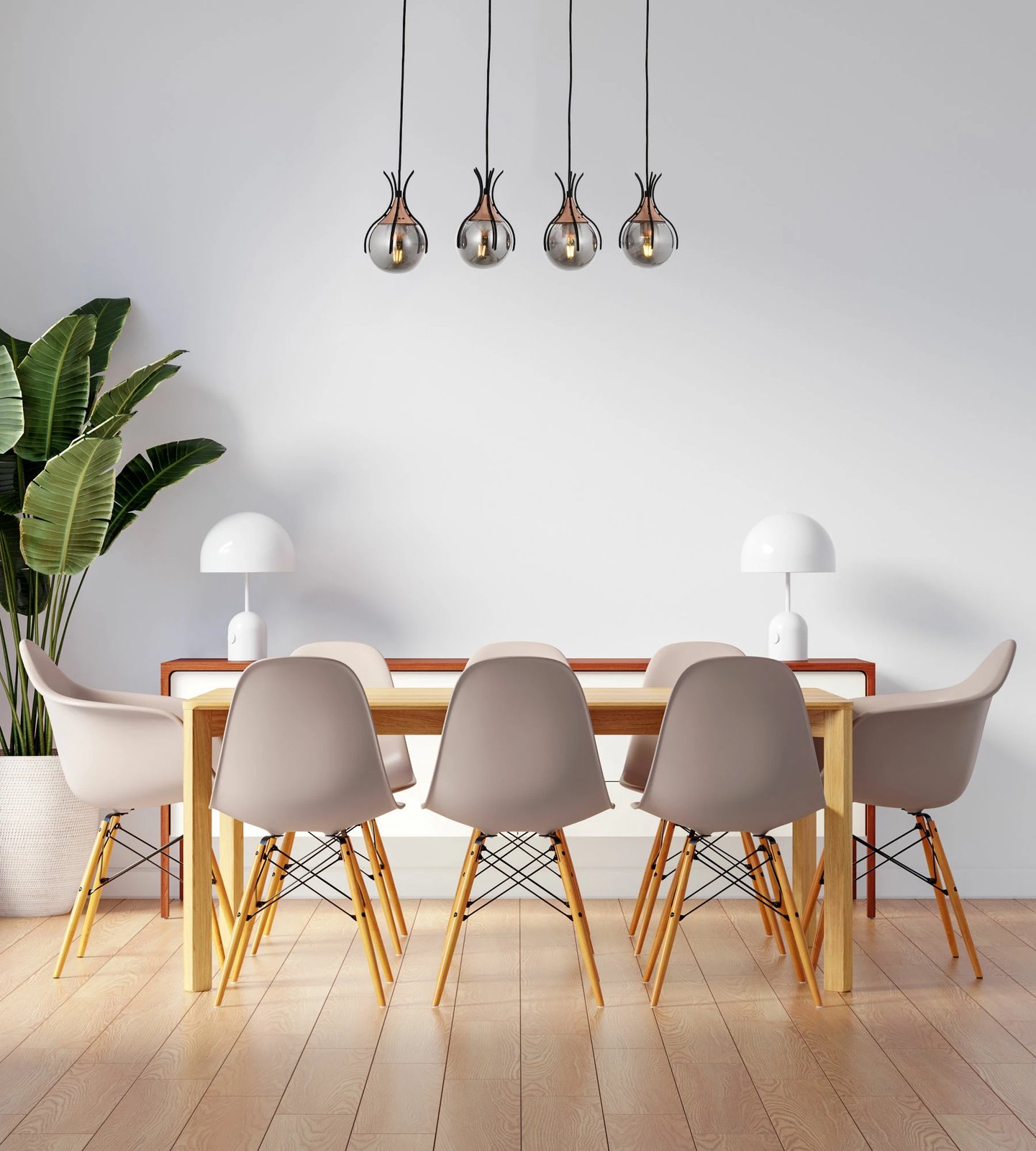 Llambë varëse Opviq, e zezë dhe bronzi, AV-1766-4Y-BSY