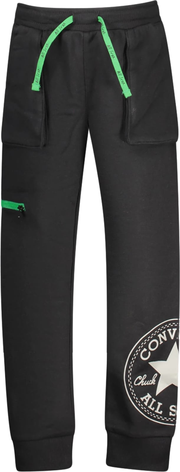 Pantallona sportive për djem CONVERSE, të zeza