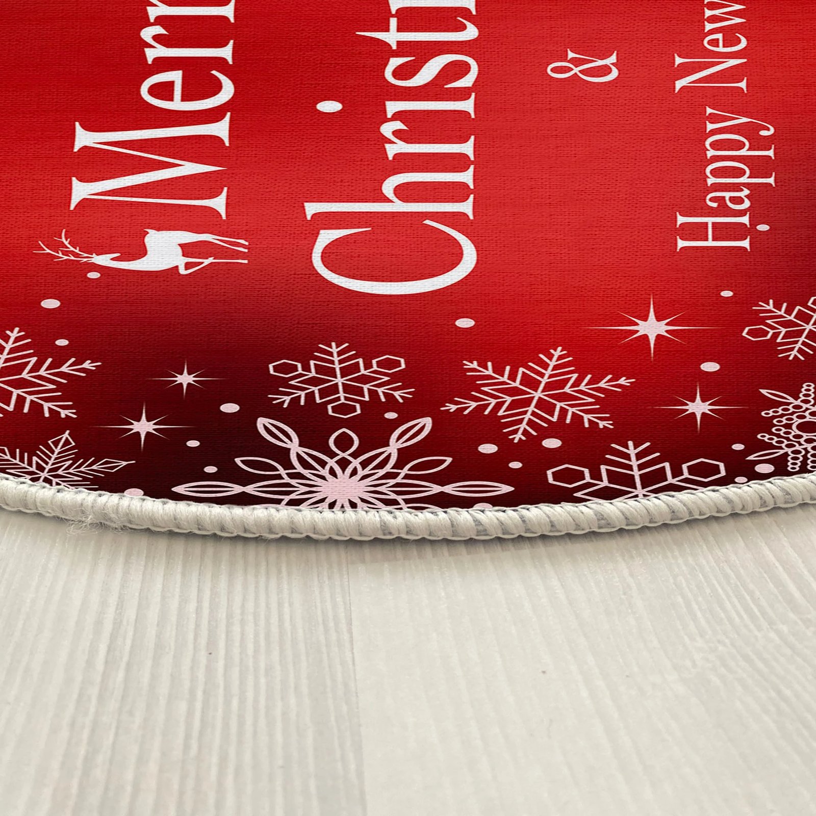 Qilim i rrumbullakët, i kuq dhe i bardhë, Conceptum Hypnose, Woopamuk455, 90cm