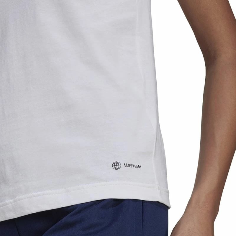 Maicë adidas për femra, e bardhë