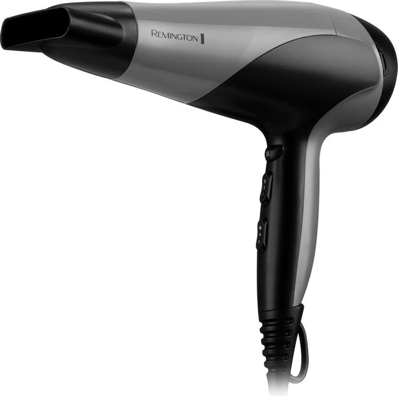 Tharëse flokësh Remington D3190S, 2200 W, me jonizim, e zezë/gri