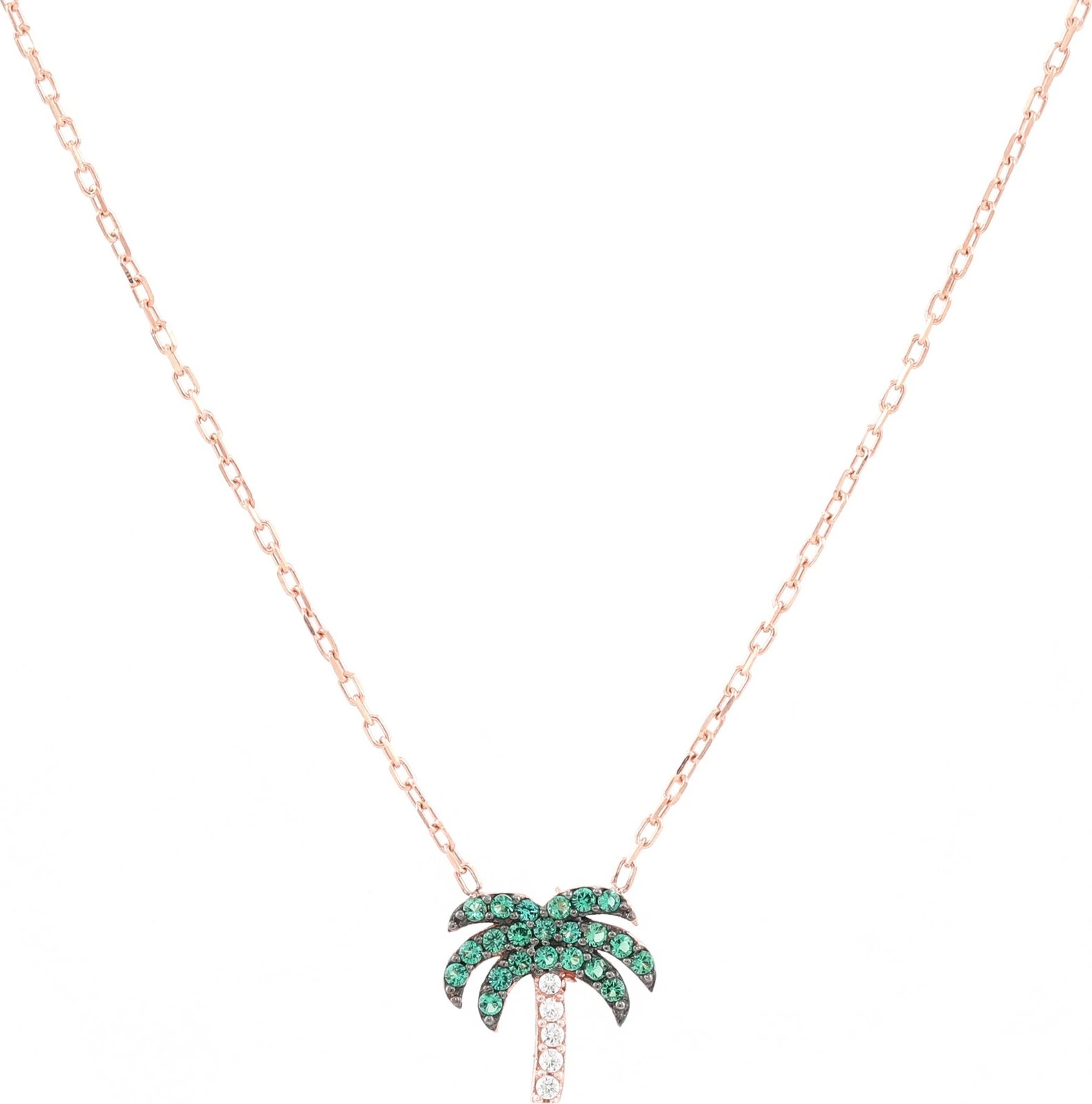 Qafore argjendi, ngjyrë rozë e arit dhe e gjelbër, Jumeon 10303YSL