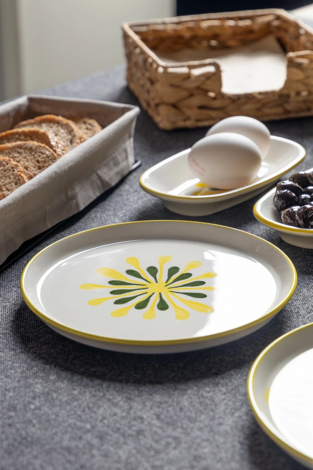 Set mëngjesi 14 pjesësh, Hermia Concept, ngjyrë e gjelbër, YSLNKT-14