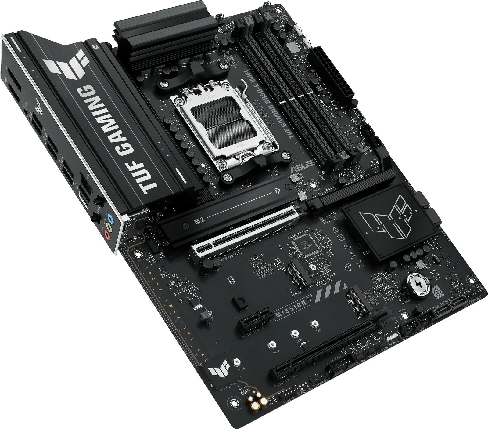 Pllakë amë ASUS TUF GAMING B850-E WIFI, AMD, Socket AM5, DDR5, ATX, e zezë