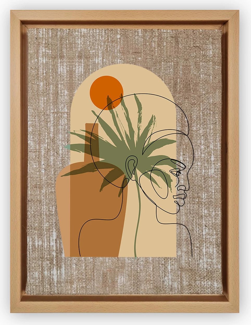 Pikturë dekorative në kanavacë, shumëngjyrëshe, Wallity, LNJ71837202668, 36x46cm