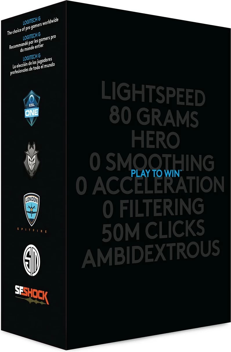 Maus Logitech G PRO Wireless, Ambidextrous, Optik, RF Wireless, 25600 DPI, 1 ms, Ngjyrë e zezë Maus Logitech G PRO Wireless, Ambidextrous, Optik, RF Wireless, 25600 DPI, 1 ms, Ngjyrë e zezë