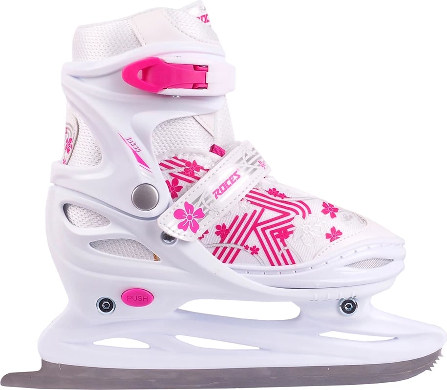 Patina akulli për fëmijë Roces, të bardha-rozë