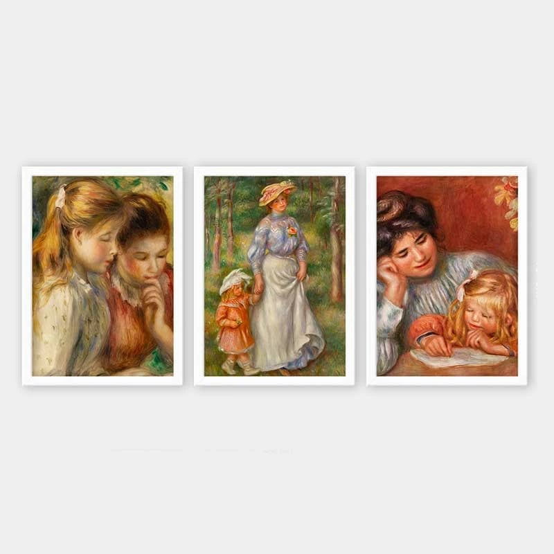 Pikturë dekorative me kornizë (3 copë), Wallity, 3BC_UN3887600_3545