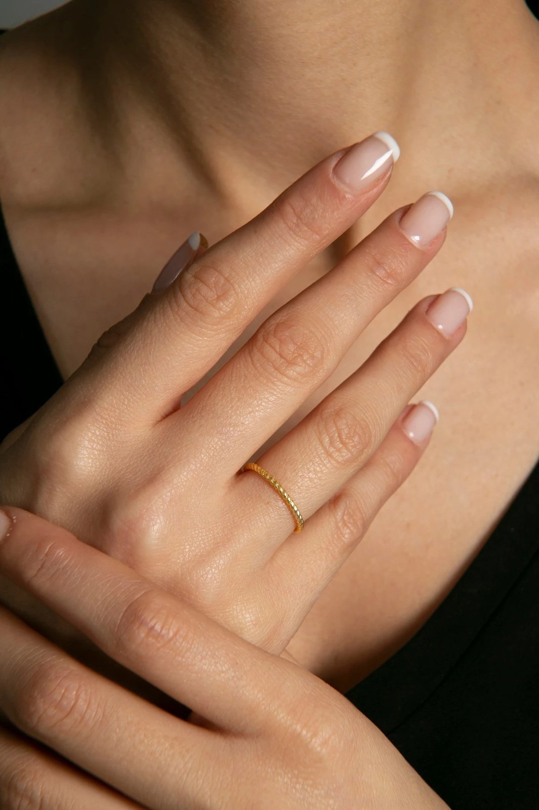 Unazë argjendi Elika, ngjyrë ari, FA182853