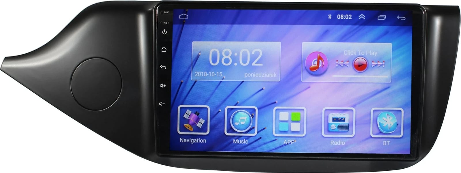 Navigacion Android për Kia Ceed 2012-2018, 4/64 GB, i zi