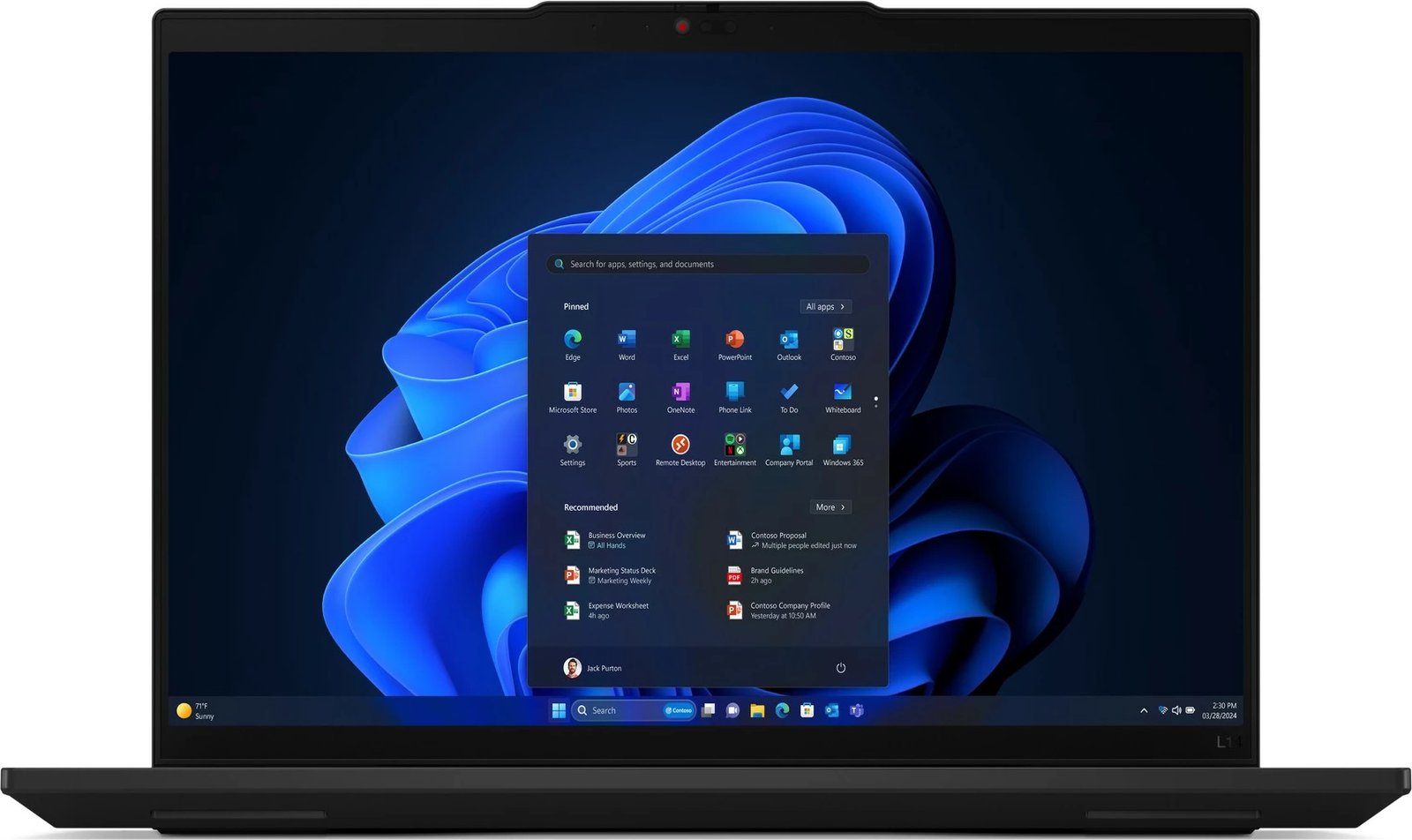 Laptop Lenovo ThinkPad L14 Gen 5, AMD Ryzen 7 PRO, 16 GB RAM, 512 GB SSD, E zezë