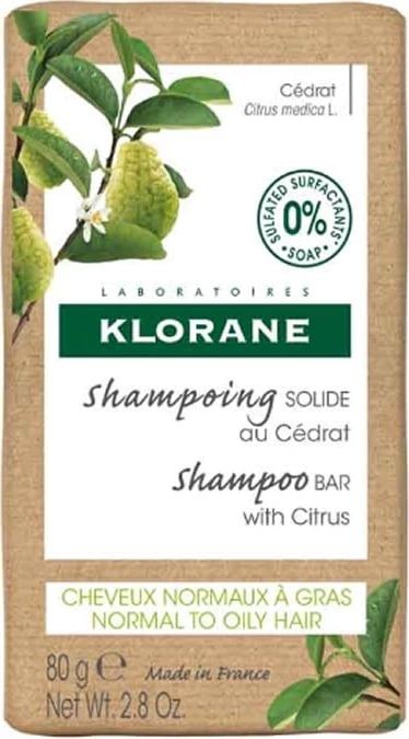Shampon solid unisex Klorane me citronella 80g