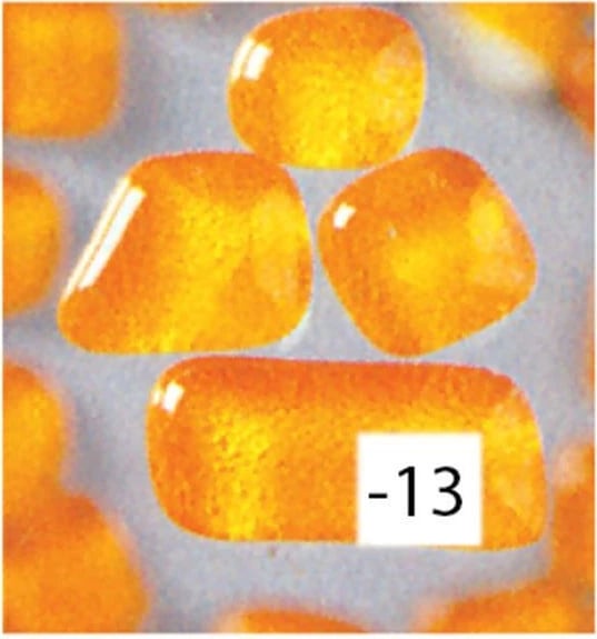 Mozaik qelqi NEXT 22183-13, 140 copë, Portokalli