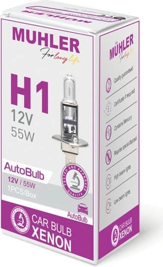Lampa H1 12v 55w Kuti  Muhler