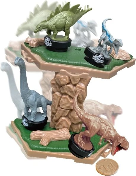 Lojë tavoline EPOCH Jurassic World Island Quake Balancing Game, për fëmijë, shumëngjyrëshe