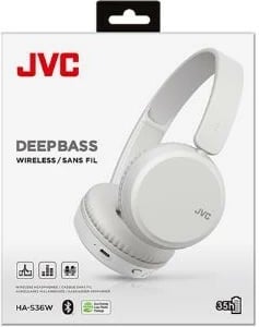 Kufje JVC HA-S36 WWU, Bluetooth, Mikrofon, të bardha Kufje JVC HA-S36 WWU, Bluetooth, Mikrofon, të bardha