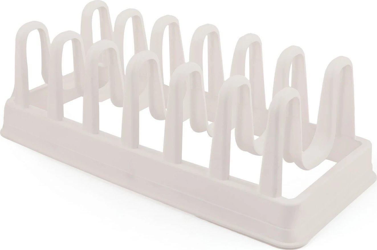 Mbajtës kapakësh tenxheresh Hermia, i bardhë, PLTN116