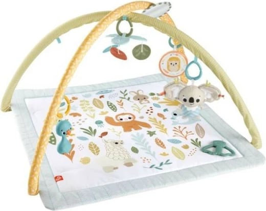 Tapet sensorik për foshnje Fisher Price HRB15, shumëngjyrësh, me 6 lodra Tapet sensorik për foshnje Fisher Price HRB15, shumëngjyrësh, me 6 lodra