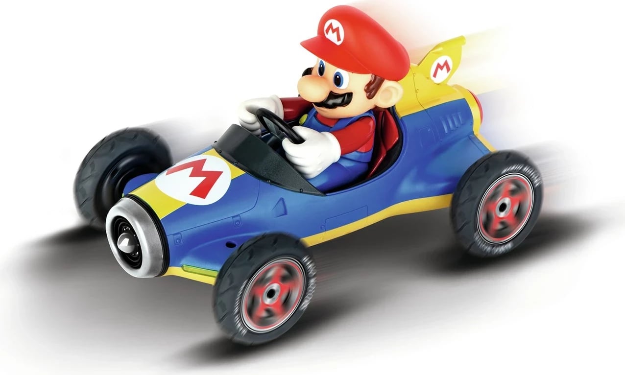 Makina RC Carrera Mario Kart Mach 8, Elektrike, 1:18, Shumëngjyrëshe