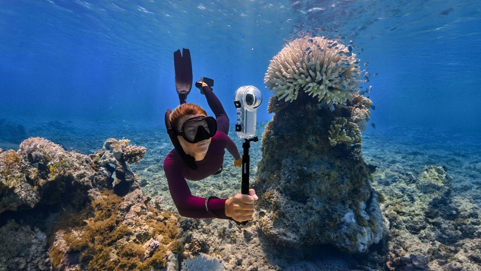 Kamerë aksioni Insta360 X4, 72 MP, 8K Ultra HD, Wi-Fi, E zezë