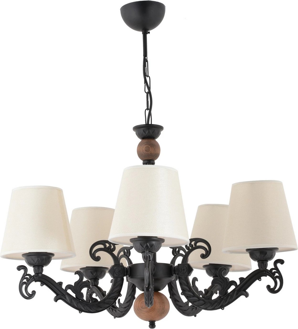 Llambadar Opviq Fiona, dru, e bardhë, e zezë, kafe