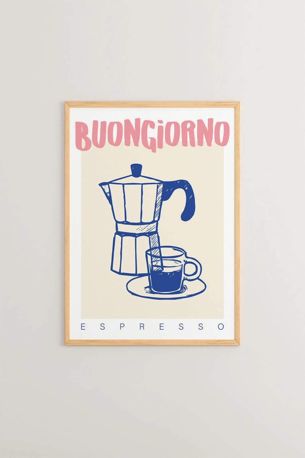 Pikturë dekorative me kornizë, Wallity, Ersy1Ham6, shumëngjyrëshe, 33x48cm