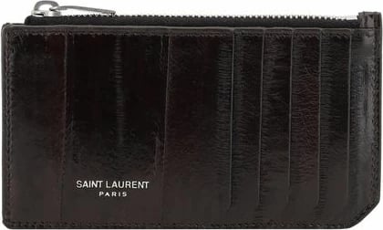 Mbajtëse kartash Saint Laurent, e zezë