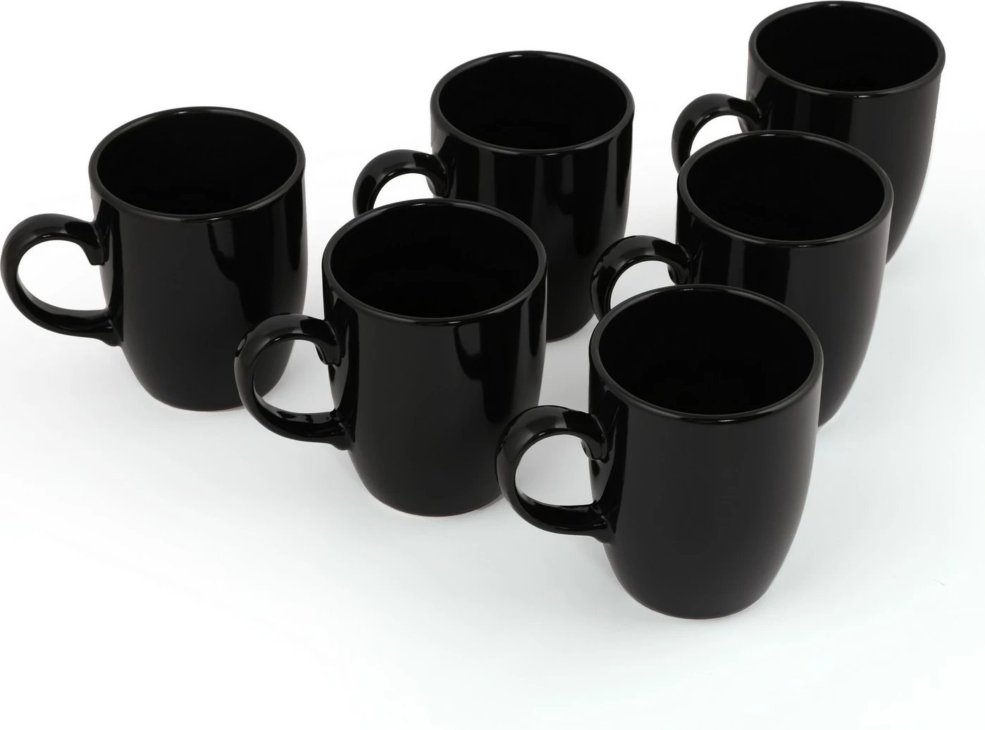 Set gotash qeramike të zeza, 6 copë, Hermia Concept, ST101206F650A0000000AET900