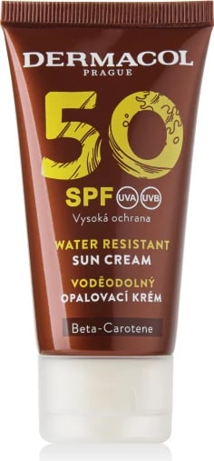 Krem mbrojtës ndaj diellit Dermacol Water Resistant SPF 50, 50 ml