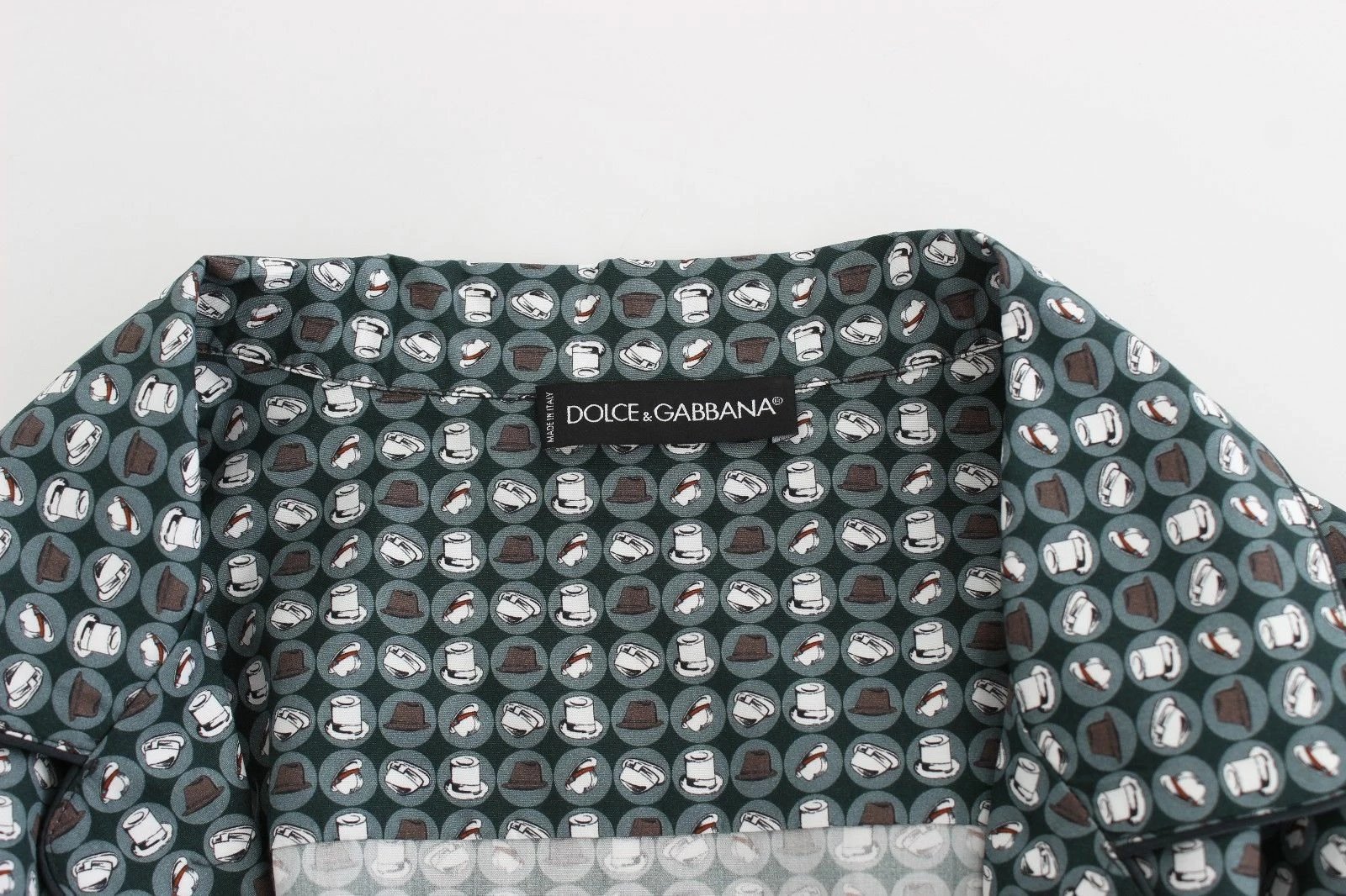 Pizhame e sipërme për meshkuj Dolce & Gabbana, e gjelbër